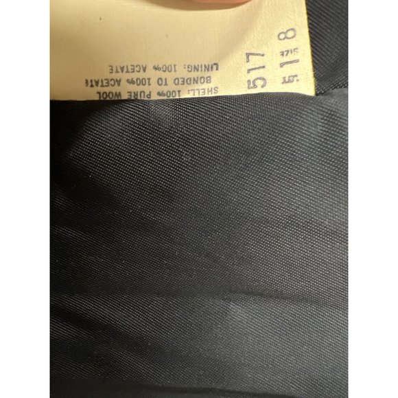 Mackintosh Authentic Peacoat Navy Blue Pure Wool Coat - Picture 9 of 9